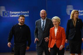 European Council Meets In Brussels