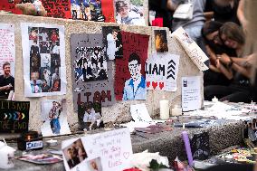 Tribute in memory of singer Liam Payne - Madrid