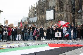 Pro Palestine Demonstration In Cologne