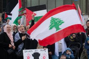 Pro Palestine Demonstration In Cologne