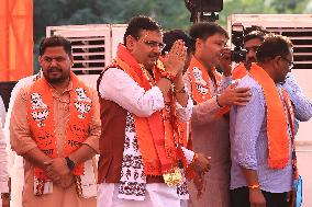 Rajasthan Chief Minister Bhajanlal Sharma Returns To India