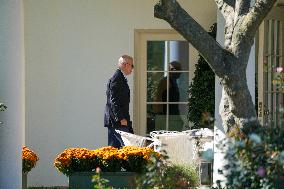 President Biden Returns To The White House On Sunday