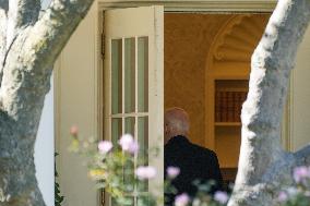 President Biden Returns To The White House On Sunday