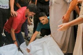 Israel Strikes Al-Nuseirat Refugee Camp - Gaza