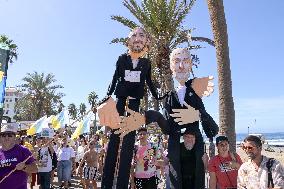 Hundreds Protest Over-Tourism - Tenerife