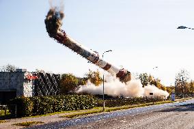 Chimney demolition