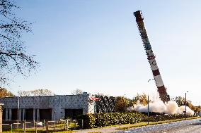 Chimney demolition