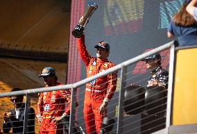 F1 Grand Prix Of USA - Podium & Team Celebration