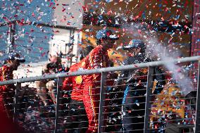 F1 Grand Prix Of USA - Podium & Team Celebration