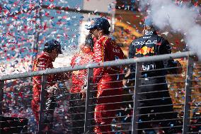 F1 Grand Prix Of USA - Podium & Team Celebration