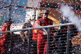 F1 Grand Prix Of USA - Podium & Team Celebration