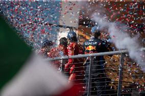 F1 Grand Prix Of USA - Podium & Team Celebration