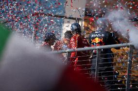 F1 Grand Prix Of USA - Podium & Team Celebration