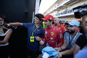 F1 Grand Prix Of USA - Podium & Team Celebration