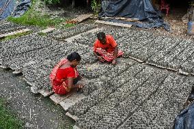 Preparation Of Diwali Festival In India.