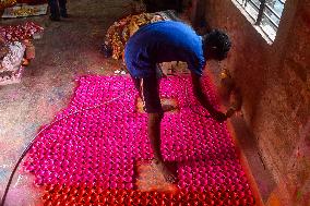 Preparation Of Diwali Festival In India.