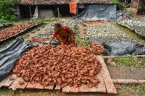 Preparation Of Diwali Festival In India.