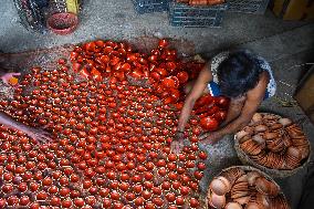 Preparation Of Diwali Festival In India.