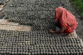 Preparation Of Diwali Festival In India.