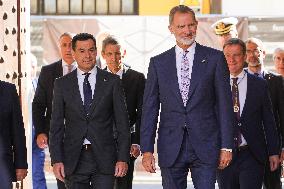 King Felipe Inaugurates 'The Machados: Family Portrait' Exhibition' - Seville