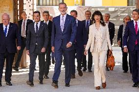 King Felipe Inaugurates 'The Machados: Family Portrait' Exhibition' - Seville