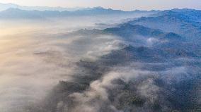 Morning Scenery At Great Wall - China