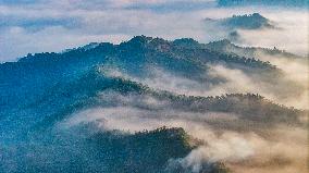 Morning Scenery At Great Wall - China