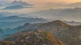 Morning Scenery At Great Wall - China