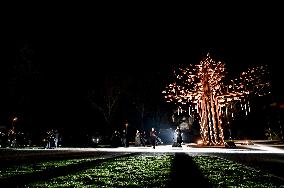 Tree of Memory installation unveiled in Zaporizhzhia