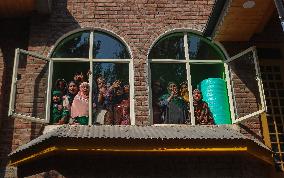 Funeral Procession Of Doctor Shanawaz Dar After Militant Attack In Kashmir's Ganderbal District