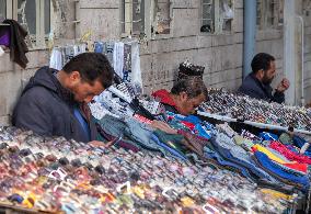 Daily Life In A Bazaar In City Of Tabriz