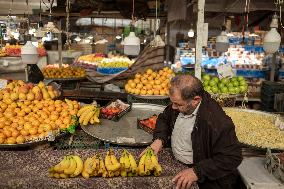 Daily Life In A Bazaar In City Of Tabriz