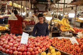 Daily Life In A Bazaar In City Of Tabriz