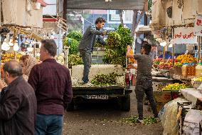 Daily Life In A Bazaar In City Of Tabriz