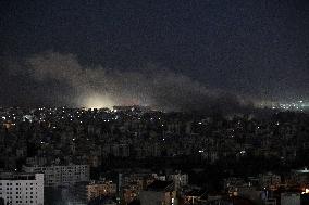 Israeli Airstrike In The Southern Suburb Of Beirut