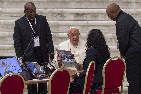 Pope Francis Attends 16th General Assembly of the Synod of Bishops