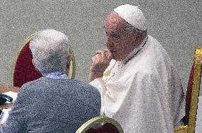 Pope Francis Attends 16th General Assembly of the Synod of Bishops