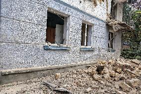 Aftermath of October 18 Russian missile strike in Odesa