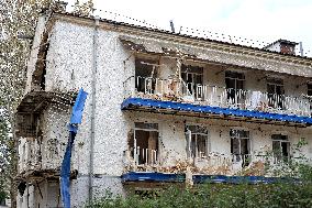 Aftermath of October 18 Russian missile strike in Odesa