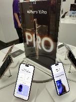 Apple iPhone16 Phones Displayed at A Store in Yichang