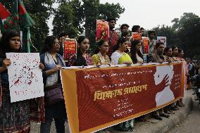 Students Protest In Dhaka, Bangladesh