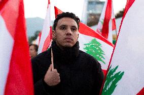 March In Support Of Lebanon And Gaza In Sofia.