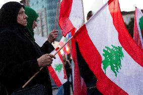 March In Support Of Lebanon And Gaza In Sofia.