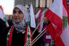 March In Support Of Lebanon And Gaza In Sofia.