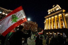 March In Support Of Lebanon And Gaza In Sofia.