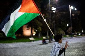 March In Support Of Lebanon And Gaza In Sofia.