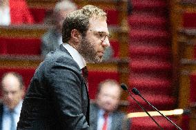 Debate on the orientation of public finances at the National Assembly - Paris