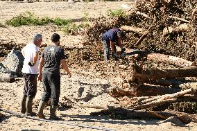 Restoration Of The Village Of Limony In Ardeche After The Natural Disaster