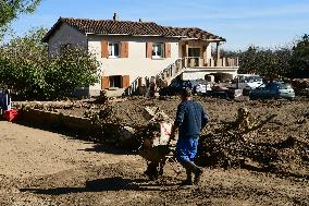 Restoration Of The Village Of Limony In Ardeche After The Natural Disaster