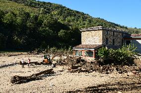 Restoration Of The Village Of Limony In Ardeche After The Natural Disaster